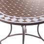 Table d'appoint Persea Blanc Marron Céramique 90 x 90 x 75 cm