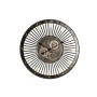 Horloge Murale DKD Home Decor Noir Doré Fer Vintage 65 x 6,7 x 65 cm