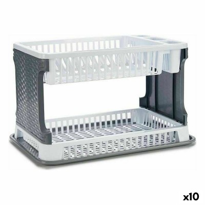 Égouttoir pour Évier Kinvara TP7071-1 Blanc 44,5 x 30,3 x 27 cm (10 Unités)