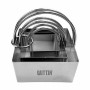 Ensemble de moules à pâtisserie Quttin Acier inoxydable Argenté Carré 3 Pièces (24 Unités)