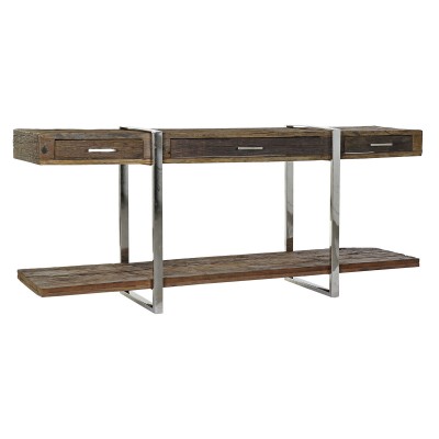 Meuble d'Entrée DKD Home Decor Marron Argenté 180 x 44 x 75 cm