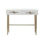 Meuble d'Entrée DKD Home Decor Blanc Doré 90 x 45 x 74 cm