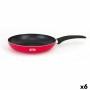 Poêle Quttin Infinity Rouge 20,3 x 36 cm (6 Unités)