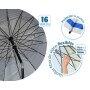 Beach parasol Blue Ø 240 cm SPF50+ Anchor