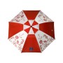 Parasol de plage Rouge Ø 180 cm SPF50+ Marin