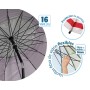 Beach parasol Red Ø 240 cm SPF50+ Anchor