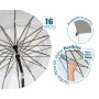 Beach parasol Grey Ø 240 cm SPF50+ Boho