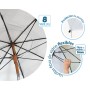 Beach parasol White Ø 180 cm SPF50+ Boho