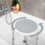 Rotating and Adjustable Bathroom Stool Roshawer InnovaGoods White (Refurbished A)