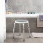 Rotating and Adjustable Bathroom Stool Roshawer InnovaGoods White (Refurbished A)