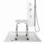 Rotating and Adjustable Bathroom Stool Roshawer InnovaGoods White (Refurbished A)