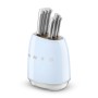 Set of Kitchen Knives and Stand Smeg KBSF02PB