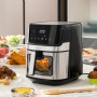 Friteuse à Air InnovaGoods Window Noir 1700 W 6,5 L Acier inoxydable (Reconditionné A)