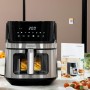 Air Fryer InnovaGoods Window Black 1700 W 6,5 L Stainless steel (Refurbished A)
