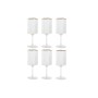 Set of glasses Home ESPRIT Transparent Golden Crystal 400 ml (6 Units)