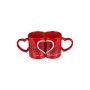 Set of Mugs Out of the Blue Red (2 Units)