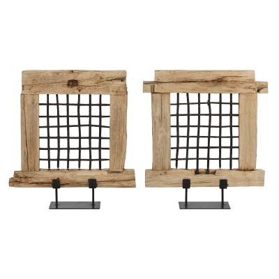 Decorative Figure Home ESPRIT Natural Single part 65 x 18 x 75 cm