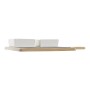 Ensemble à apértif DKD Home Decor Tapas Bambou Grès Ardoise 3 Pièces 31 x 20 x 5 cm
