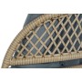 Ensemble Table avec 2 Sièges DKD Home Decor Noir Gris Orange Naturel 55 x 55 x 47 cm