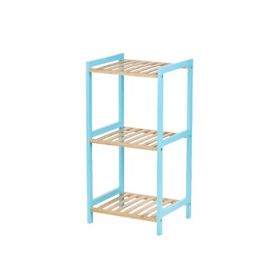 Bathroom Shelves Berilo WR5503-3-467 Blue Natural 35 x 30 x 70 cm