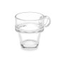 Piece Coffee Cup Set Vivalto Z908-4/BHA6 Transparent Glass 90 ml (6 Units)