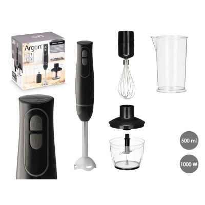 Mixeur plongeant Argon JE-908BL Noir Gris 1000 W