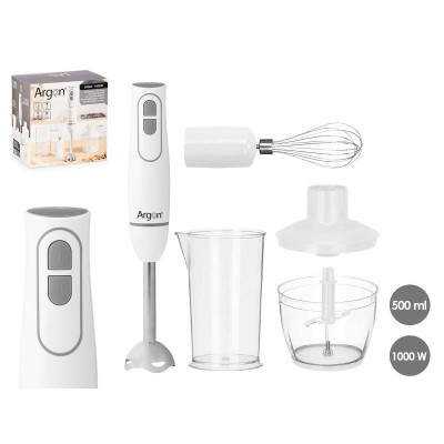 Mixeur plongeant Argon JE-908AWH Blanc Gris 1000 W
