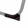 Reclining lounder Aktive Polyester 600D Steel Black 177 x 47 x 34 cm