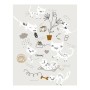 Bedding set Panzup Gatos 2 Single 160 x 270 cm