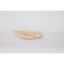 Snack tray DKD Home Decor Light brown Natural Tropical 38 x 21 x 5 cm 30 x 21 x 5 cm