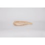 Snack tray DKD Home Decor Light brown Natural Heart Tropical 35 x 24 x 4 cm
