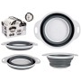 Strainer Kinvara 81604 White Grey polypropylene TPR 25 x 20 x 8,5 cm 25 x 3 x 20 cm (6 Units)