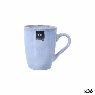Mug La Mediterránea Macarella blue 320 ml 0,32 L (36 Units)