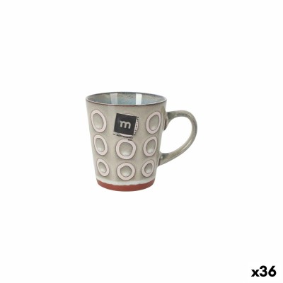 Mug La Mediterránea Almudena Grey 200 ml (36 Units)