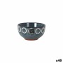 Bowl La Mediterránea Almudena Blue Ø 11 cm (48 Units)