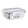 Boîte à lunch hermétique Santa Clara Transparent Rectangulaire 375 ml (12 Unités)