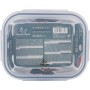 Boîte à lunch hermétique Santa Clara Transparent Rectangulaire 2,4 L (4 Unités)