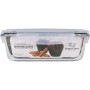 Boîte à lunch hermétique Santa Clara Transparent Rectangulaire 1L (6 Unités)