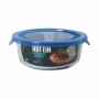 Hermetic Lunch Box Quttin Blue Transparent 650 ml (6 Units)