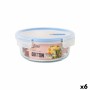 Hermetic Lunch Box Quttin Boho Transparent 0,9 l (6 Units)