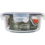 Hermetic Lunch Box Santa Clara Transparent Ø 17 cm 0,9 l (6 Units)