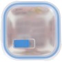 Hermetic Lunch Box Quttin Boho Transparent 550 ml (12 Units)