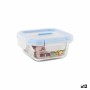 Hermetic Lunch Box Quttin Boho Transparent 0,3 L (12 Units)
