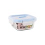 Hermetic Lunch Box Quttin Boho Transparent 0,3 L (12 Units)