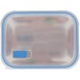 Hermetic Lunch Box Quttin Boho Transparent Rectangular 1 L (6 Units)