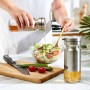 Cruet Quttin Transparent Silver Stainless steel 0,36 L (12 Units)