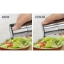 Cruet Quttin Transparent Silver Stainless steel 0,32 L (12 Units)