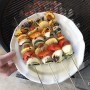 Barbecue Skewer Set Algon Metal 25 cm 12 Pieces (24 Units)