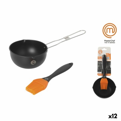 Barbecue Utensils Set MasterChef 11,5 X 6 cm Paintbrush (12 Units)