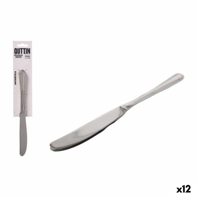 Knife Set Quttin Antártica Silver Stainless steel 21,6 x 1,8 cm 2 Pieces (12 Units)